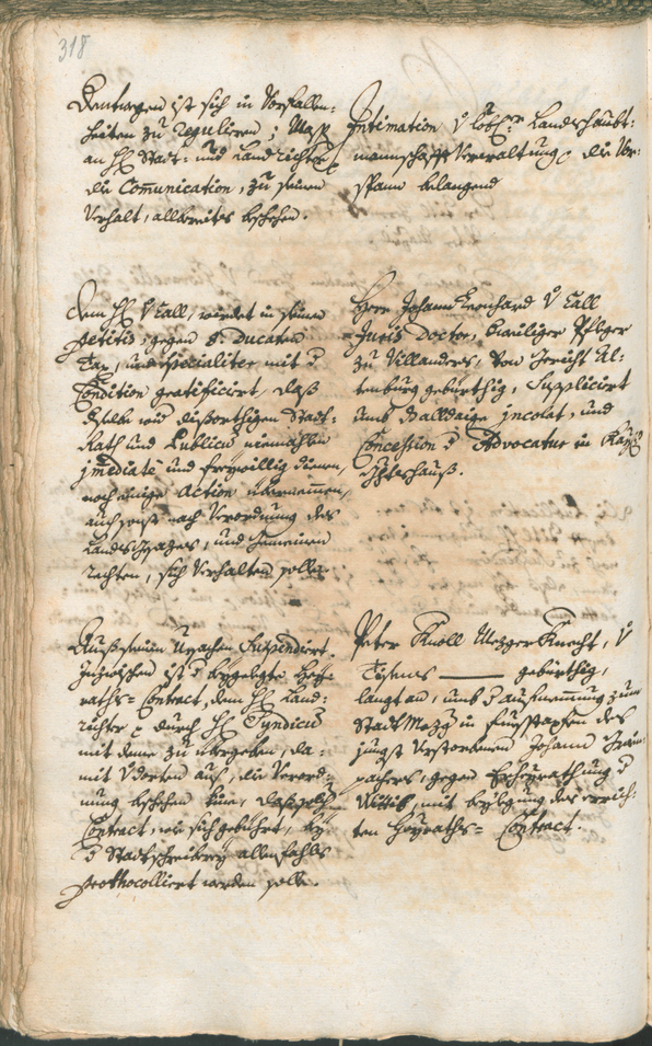 Stadtarchiv Bozen - BOhisto Ratsprotokoll 1747/50 