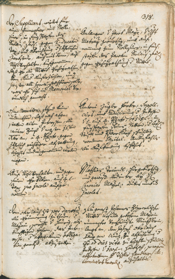 Stadtarchiv Bozen - BOhisto Ratsprotokoll 1747/50 