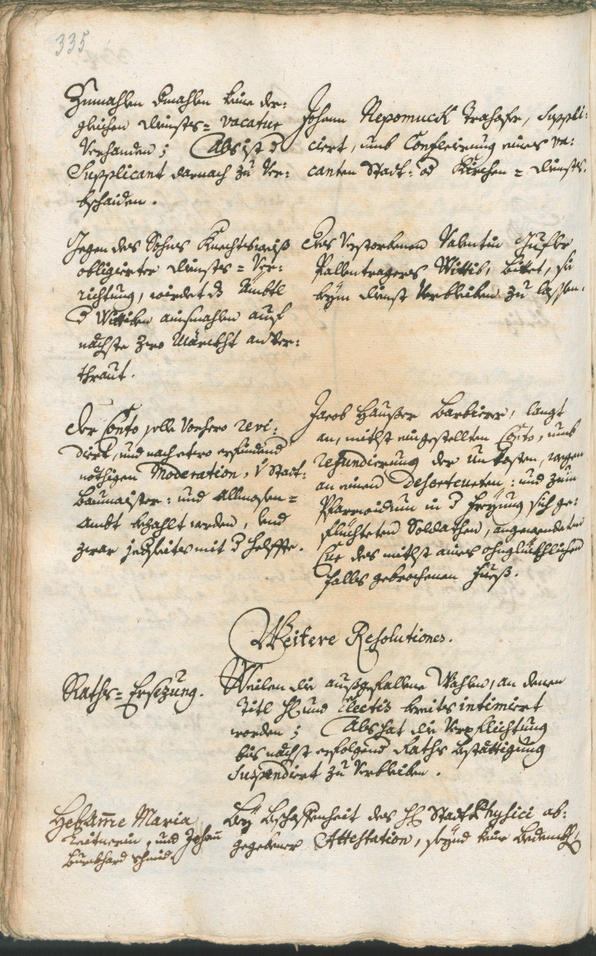 Archivio Storico della Città di Bolzano - BOhisto protocollo consiliare 1747/50 