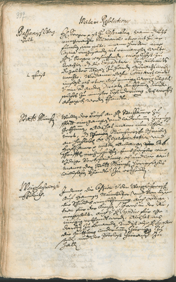 Archivio Storico della Città di Bolzano - BOhisto protocollo consiliare 1747/50 