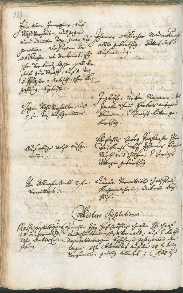 Stadtarchiv Bozen - BOhisto Ratsprotokoll 1747/50 