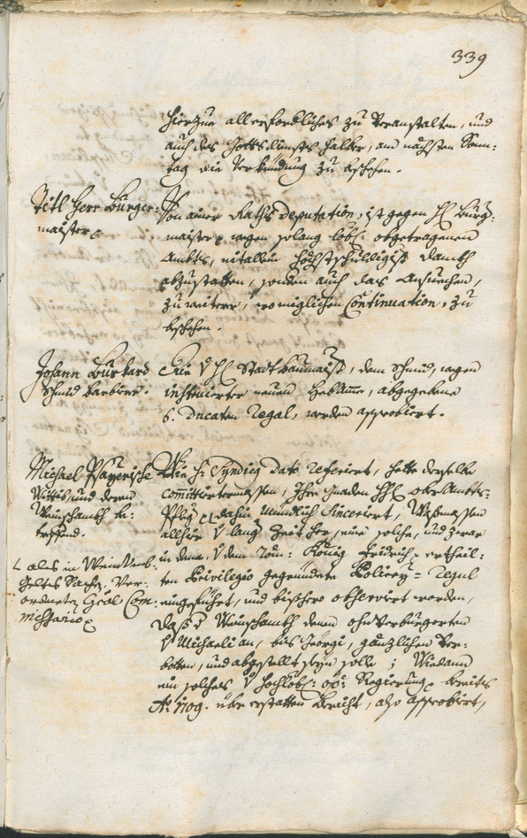 Stadtarchiv Bozen - BOhisto Ratsprotokoll 1747/50 