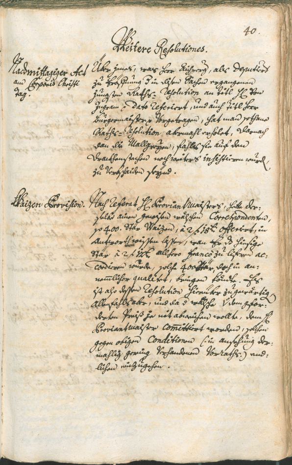 Archivio Storico della Città di Bolzano - BOhisto protocollo consiliare 1747/50 