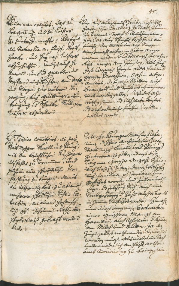 Stadtarchiv Bozen - BOhisto Ratsprotokoll 1747/50 