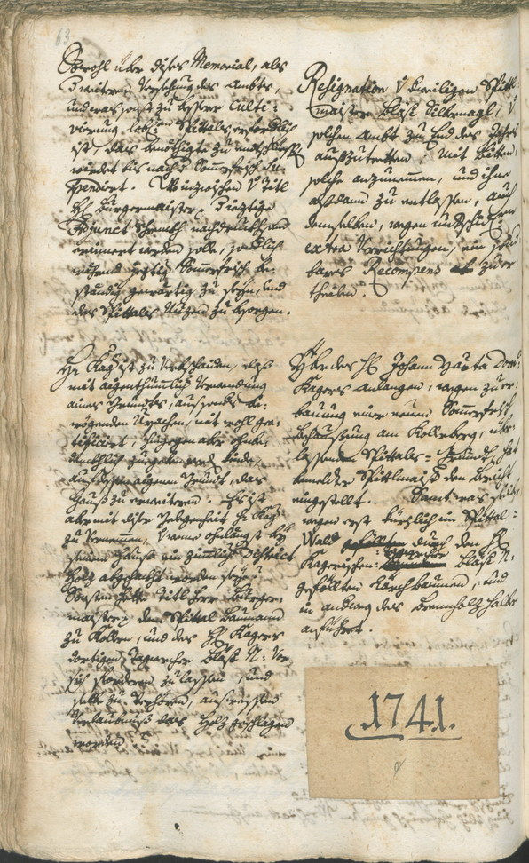 Archivio Storico della Città di Bolzano - BOhisto protocollo consiliare 1750/53 