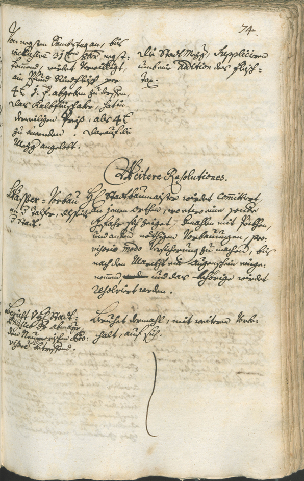 Civic Archives of Bozen-Bolzano - BOhisto Ratsprotokoll 1750/53 