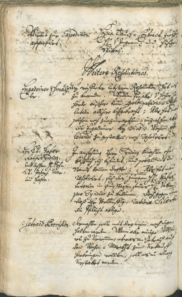 Civic Archives of Bozen-Bolzano - BOhisto Ratsprotokoll 1750/53 