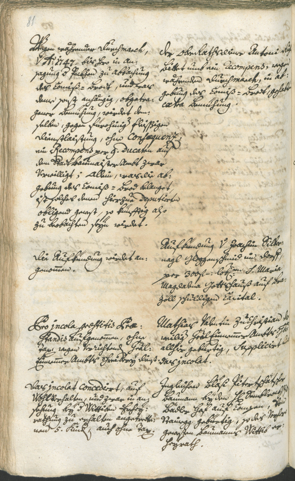 Civic Archives of Bozen-Bolzano - BOhisto Ratsprotokoll 1750/53 