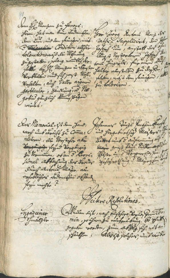 Civic Archives of Bozen-Bolzano - BOhisto Ratsprotokoll 1750/53 