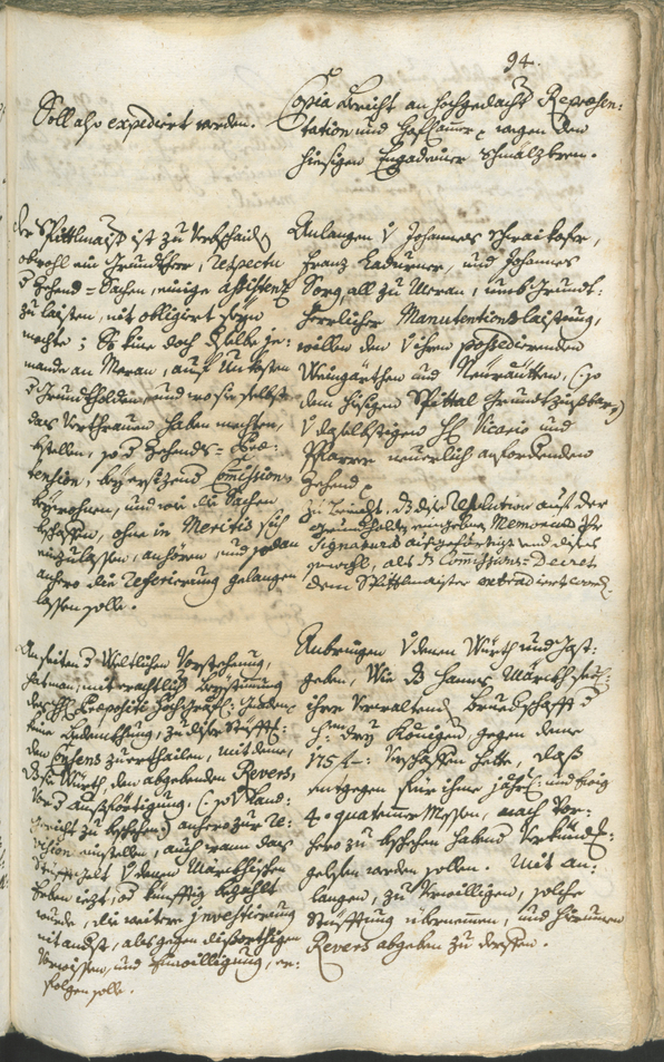 Civic Archives of Bozen-Bolzano - BOhisto Ratsprotokoll 1750/53 