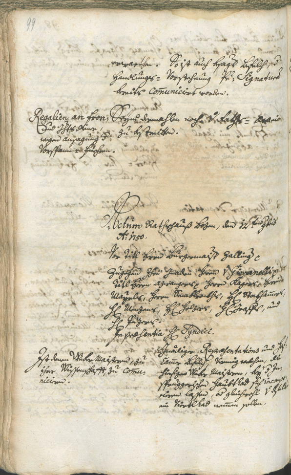 Archivio Storico della Città di Bolzano - BOhisto protocollo consiliare 1750/53 