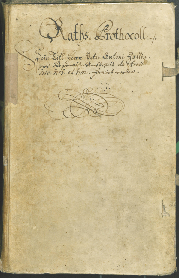 Archivio Storico della Città di Bolzano - BOhisto protocollo consiliare 1750/53 