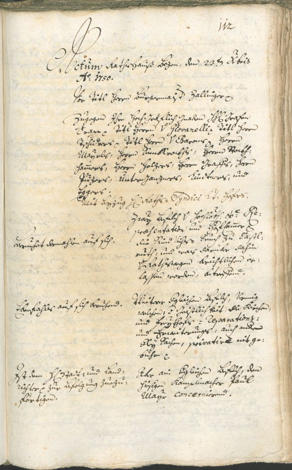 Civic Archives of Bozen-Bolzano - BOhisto Ratsprotokoll 1750/53 