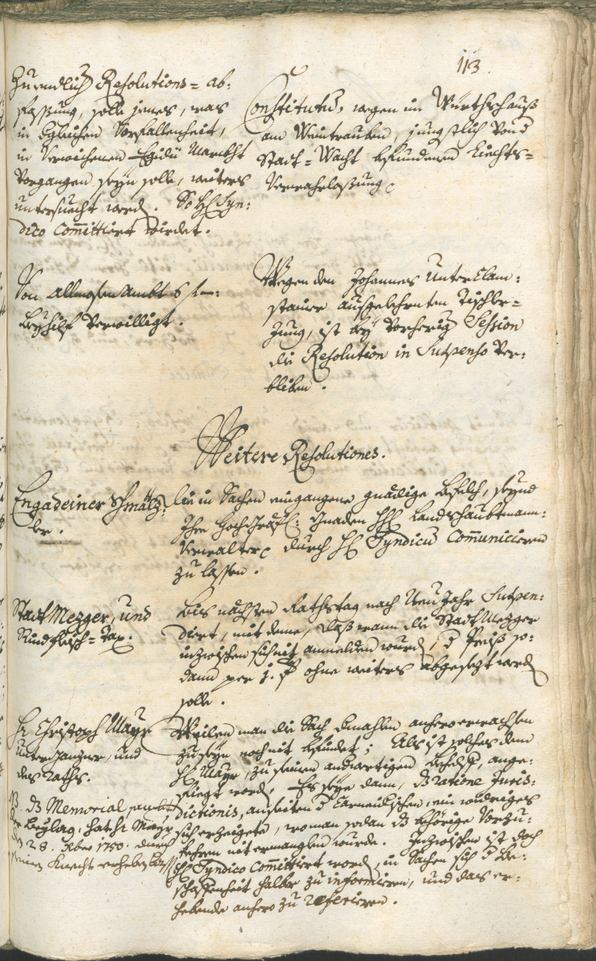 Archivio Storico della Città di Bolzano - BOhisto protocollo consiliare 1750/53 