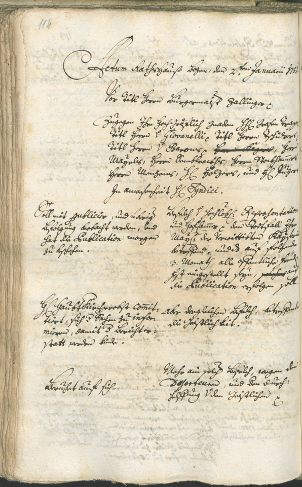 Archivio Storico della Città di Bolzano - BOhisto protocollo consiliare 1750/53 