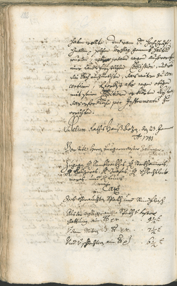 Civic Archives of Bozen-Bolzano - BOhisto Ratsprotokoll 1750/53 