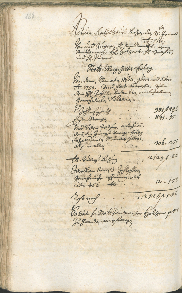 Civic Archives of Bozen-Bolzano - BOhisto Ratsprotokoll 1750/53 