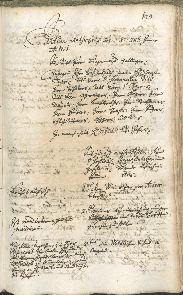 Civic Archives of Bozen-Bolzano - BOhisto Ratsprotokoll 1750/53 