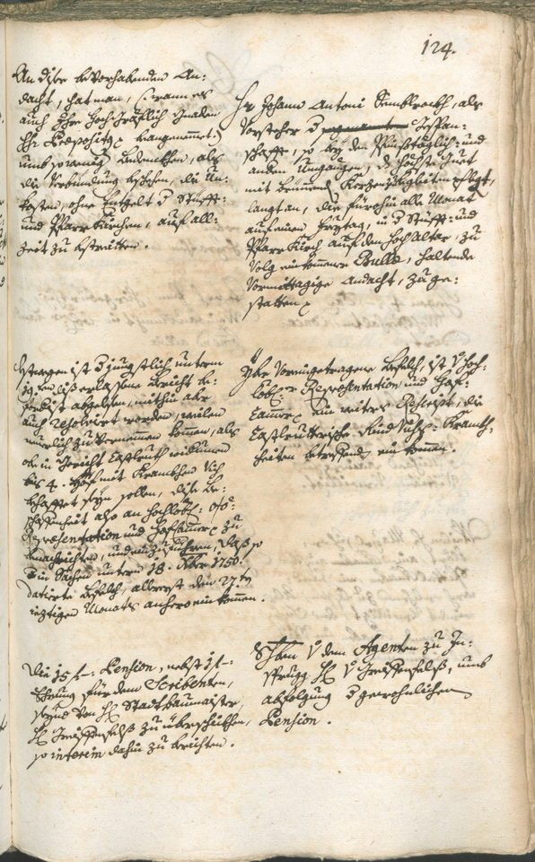 Stadtarchiv Bozen - BOhisto Ratsprotokoll 1750/53 