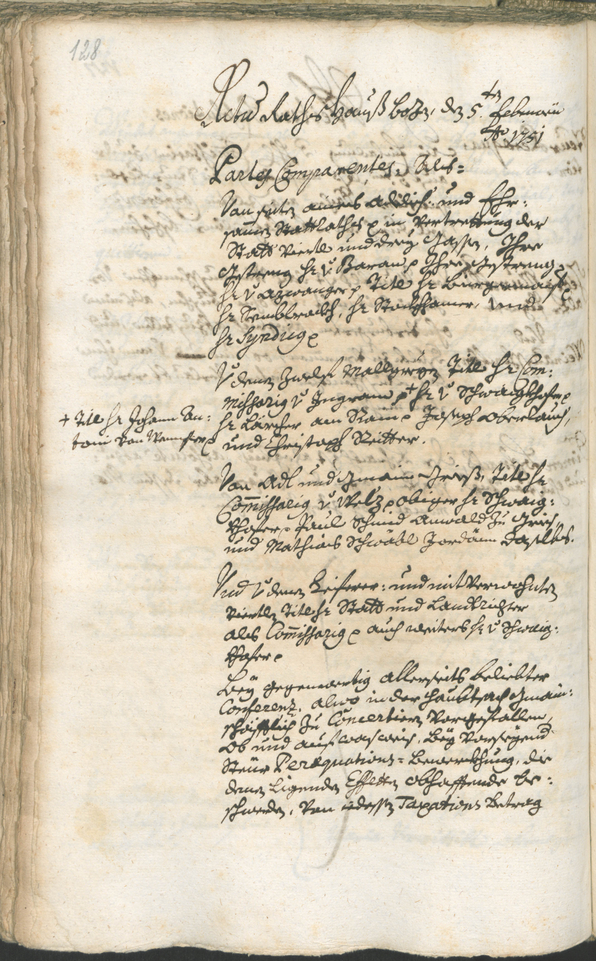 Archivio Storico della Città di Bolzano - BOhisto protocollo consiliare 1750/53 