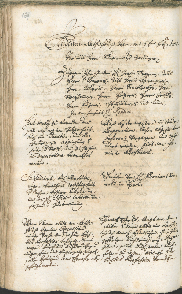 Civic Archives of Bozen-Bolzano - BOhisto Ratsprotokoll 1750/53 