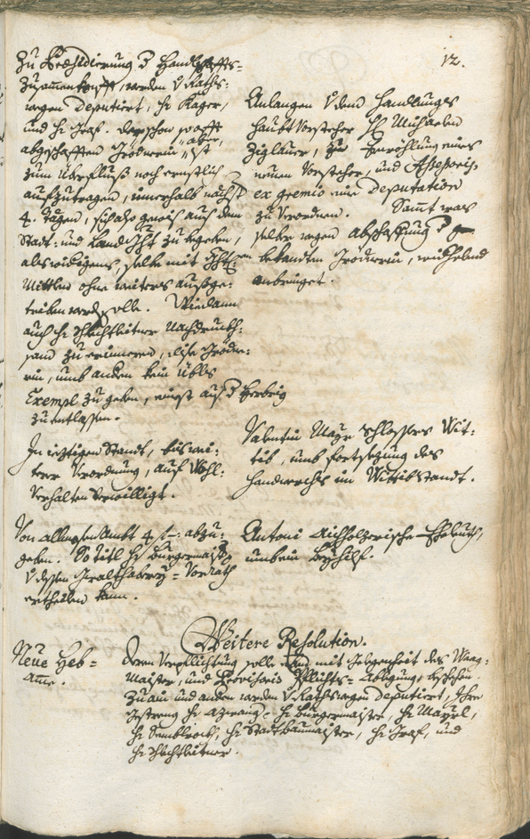 Civic Archives of Bozen-Bolzano - BOhisto Ratsprotokoll 1750/53 