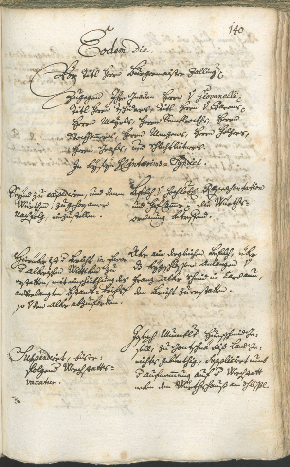 Civic Archives of Bozen-Bolzano - BOhisto Ratsprotokoll 1750/53 