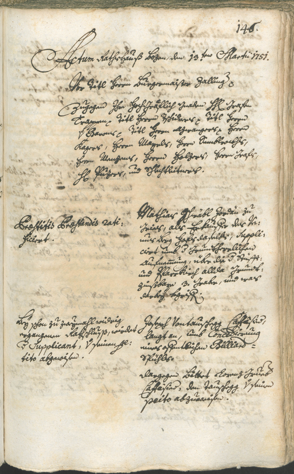 Civic Archives of Bozen-Bolzano - BOhisto Ratsprotokoll 1750/53 