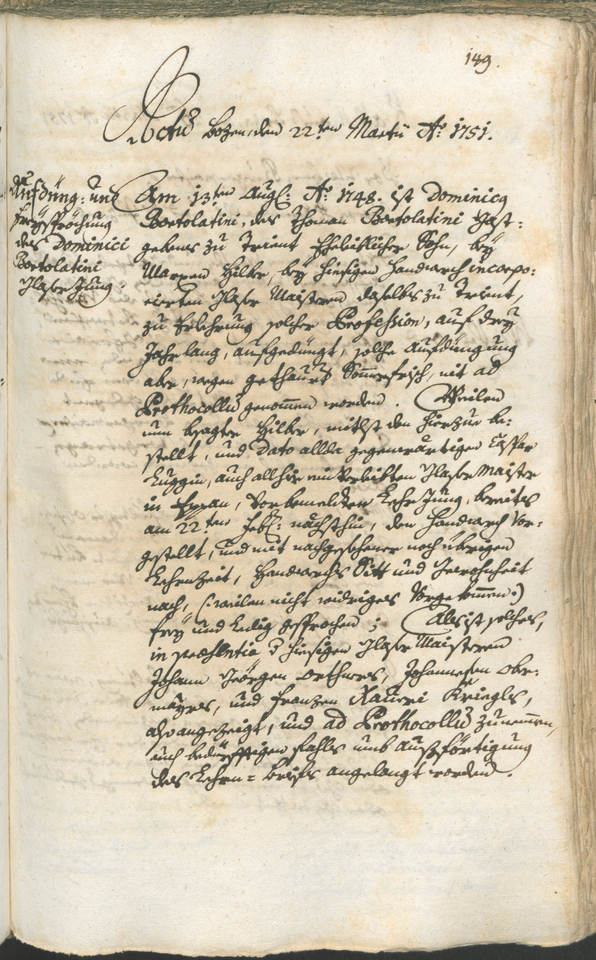 Civic Archives of Bozen-Bolzano - BOhisto Ratsprotokoll 1750/53 