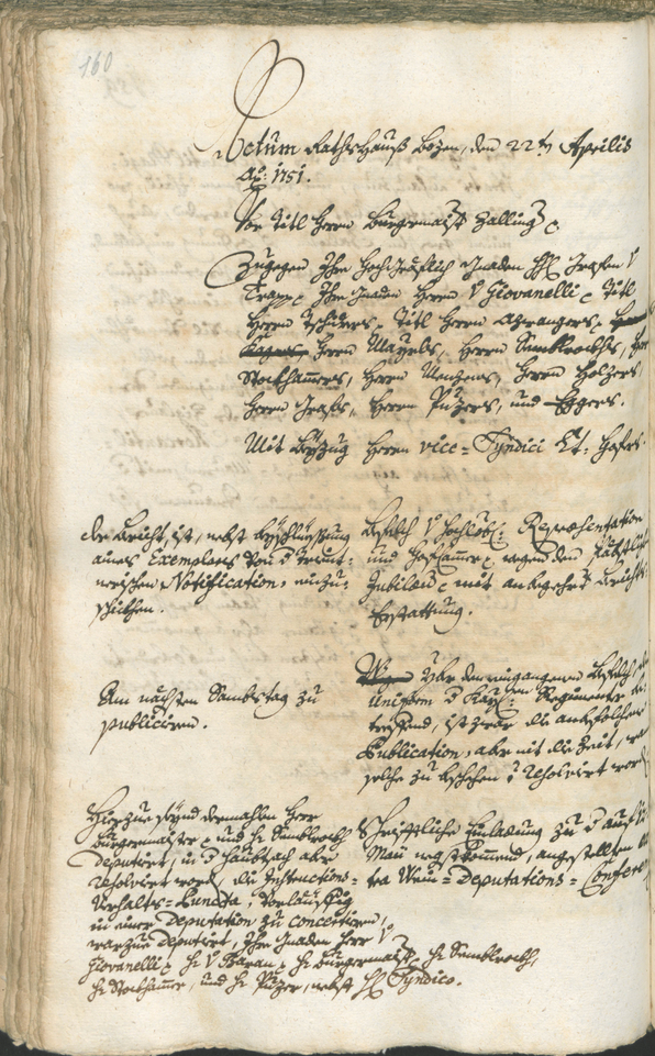 Archivio Storico della Città di Bolzano - BOhisto protocollo consiliare 1750/53 