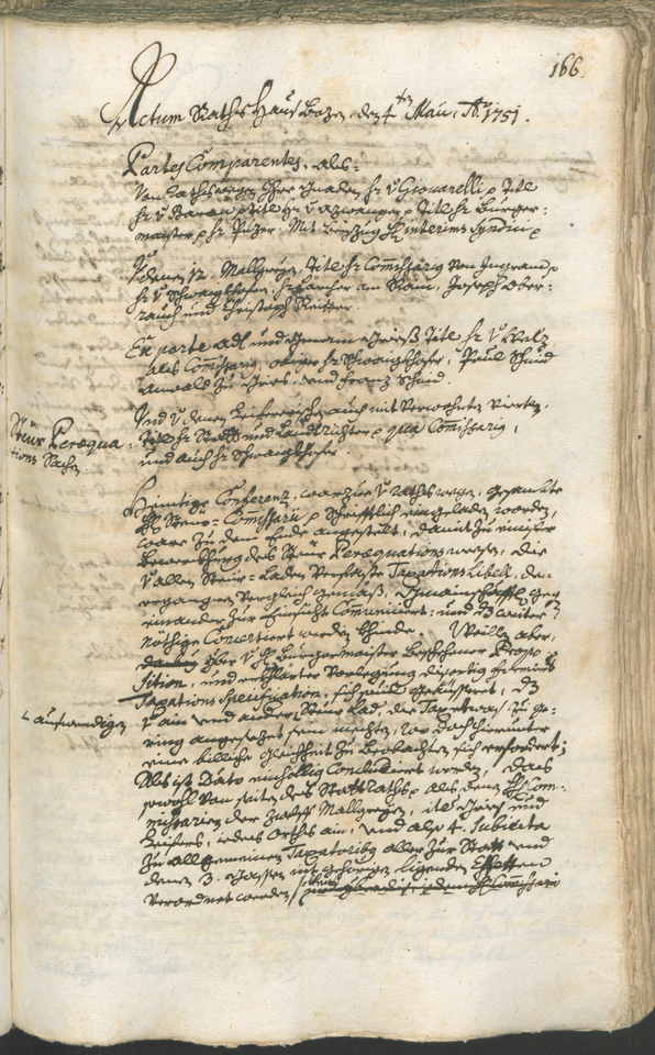 Civic Archives of Bozen-Bolzano - BOhisto Ratsprotokoll 1750/53 