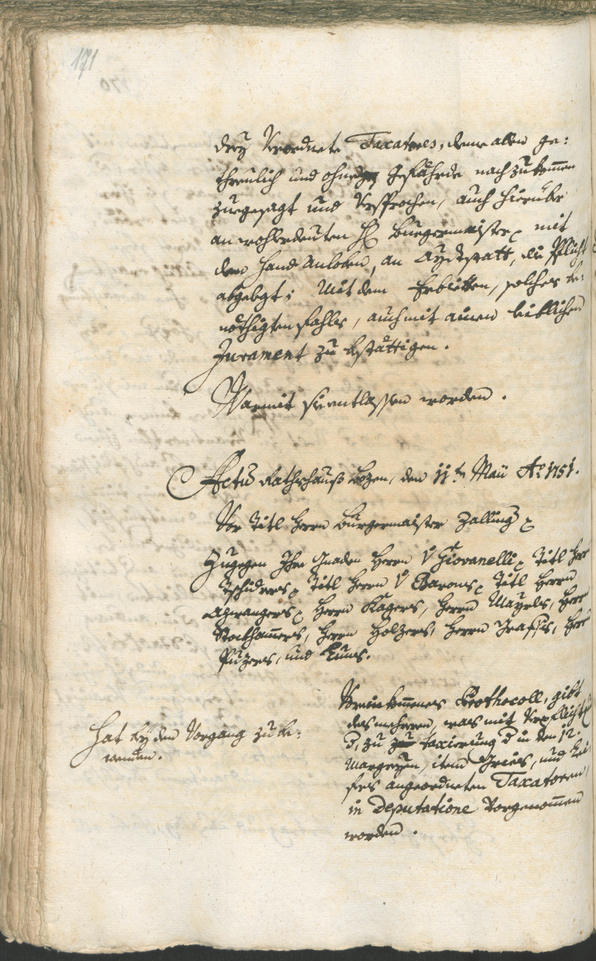 Archivio Storico della Città di Bolzano - BOhisto protocollo consiliare 1750/53 