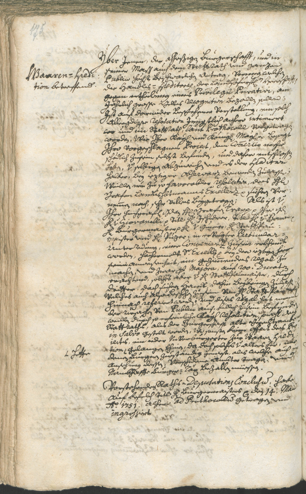 Archivio Storico della Città di Bolzano - BOhisto protocollo consiliare 1750/53 