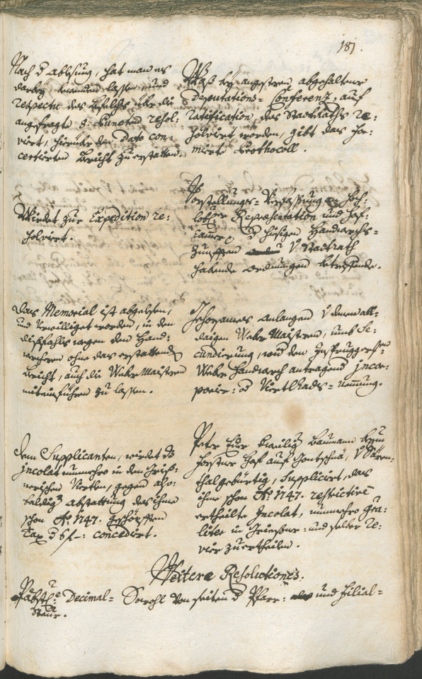 Civic Archives of Bozen-Bolzano - BOhisto Ratsprotokoll 1750/53 