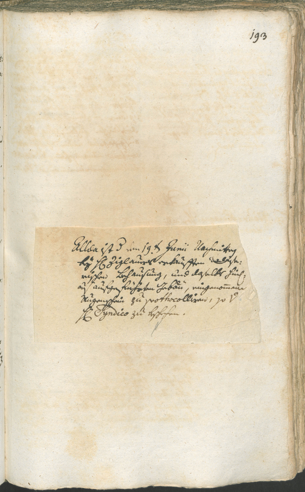 Civic Archives of Bozen-Bolzano - BOhisto Ratsprotokoll 1750/53 