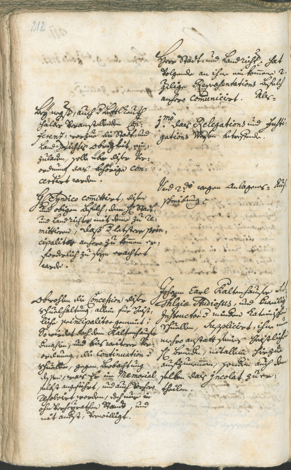 Archivio Storico della Città di Bolzano - BOhisto protocollo consiliare 1750/53 