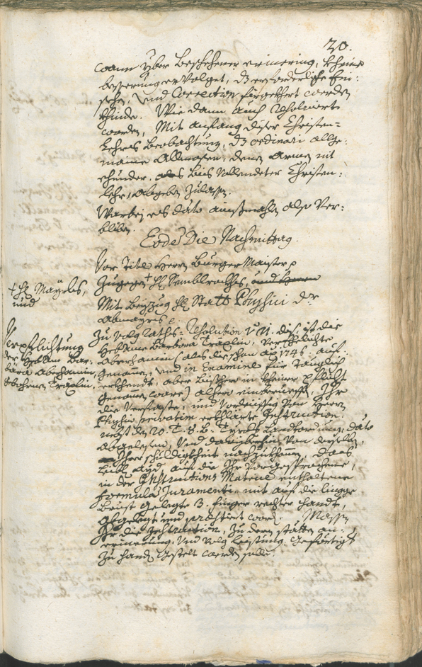 Civic Archives of Bozen-Bolzano - BOhisto Ratsprotokoll 1750/53 