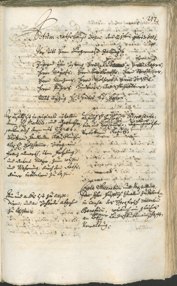 Civic Archives of Bozen-Bolzano - BOhisto Ratsprotokoll 1750/53 