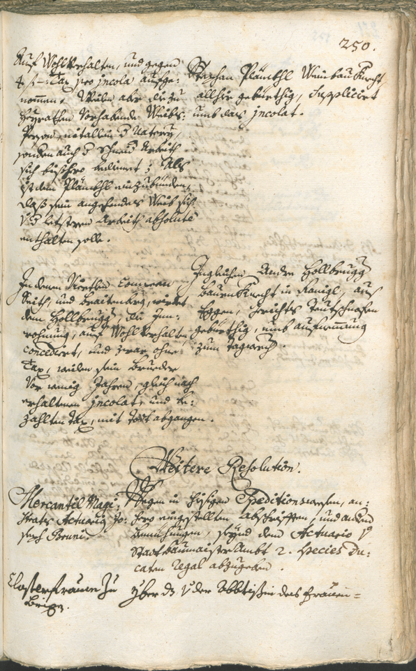 Civic Archives of Bozen-Bolzano - BOhisto Ratsprotokoll 1750/53 