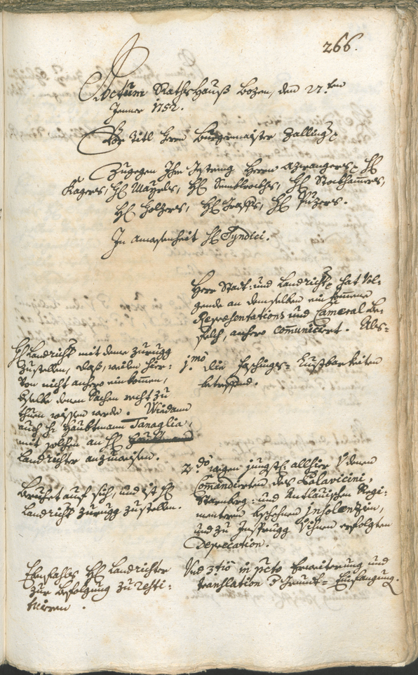 Archivio Storico della Città di Bolzano - BOhisto protocollo consiliare 1750/53 