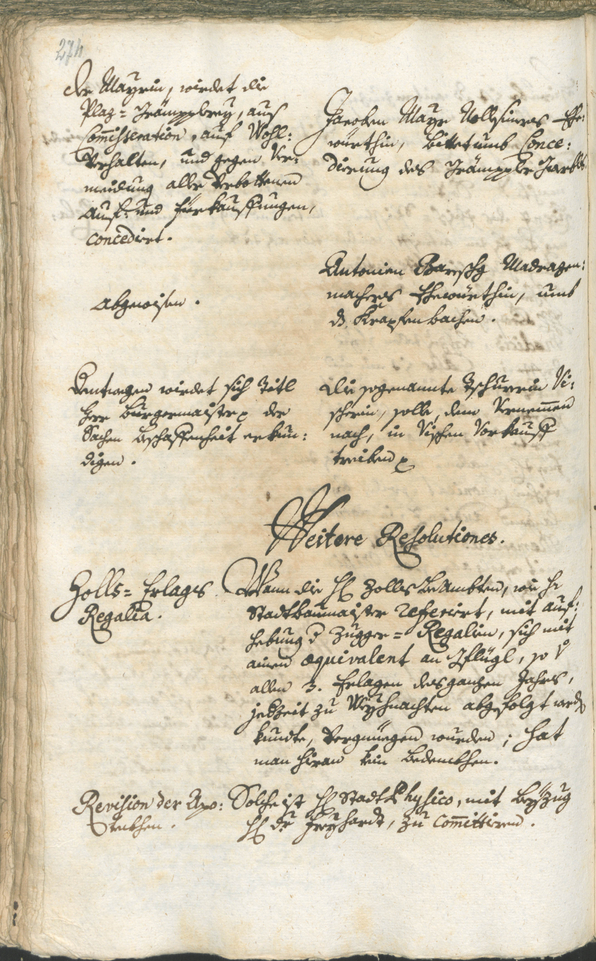 Civic Archives of Bozen-Bolzano - BOhisto Ratsprotokoll 1750/53 