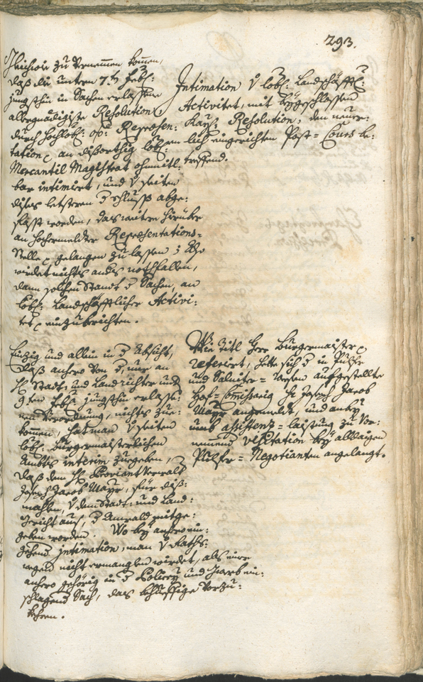 Civic Archives of Bozen-Bolzano - BOhisto Ratsprotokoll 1750/53 