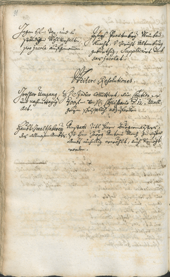 Civic Archives of Bozen-Bolzano - BOhisto Ratsprotokoll 1750/53 