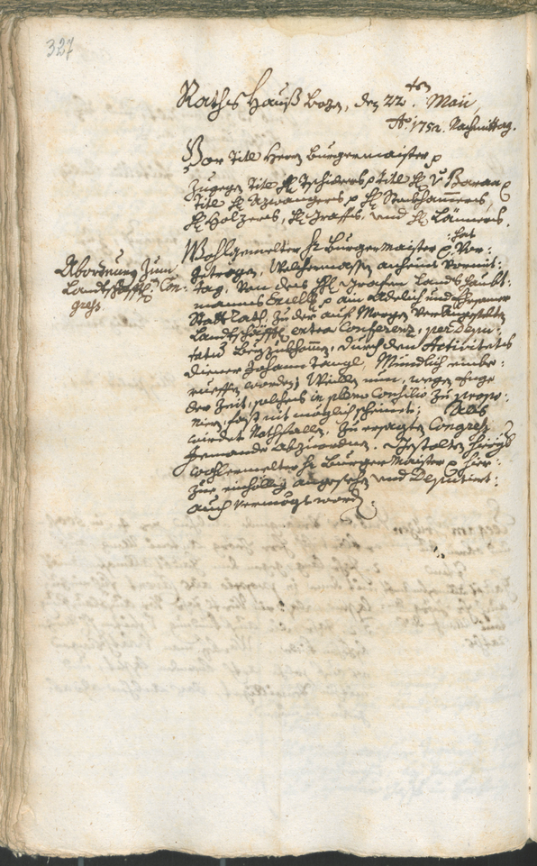 Archivio Storico della Città di Bolzano - BOhisto protocollo consiliare 1750/53 