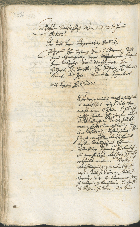 Civic Archives of Bozen-Bolzano - BOhisto Ratsprotokoll 1750/53 