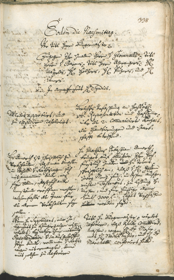 Archivio Storico della Città di Bolzano - BOhisto protocollo consiliare 1750/53 