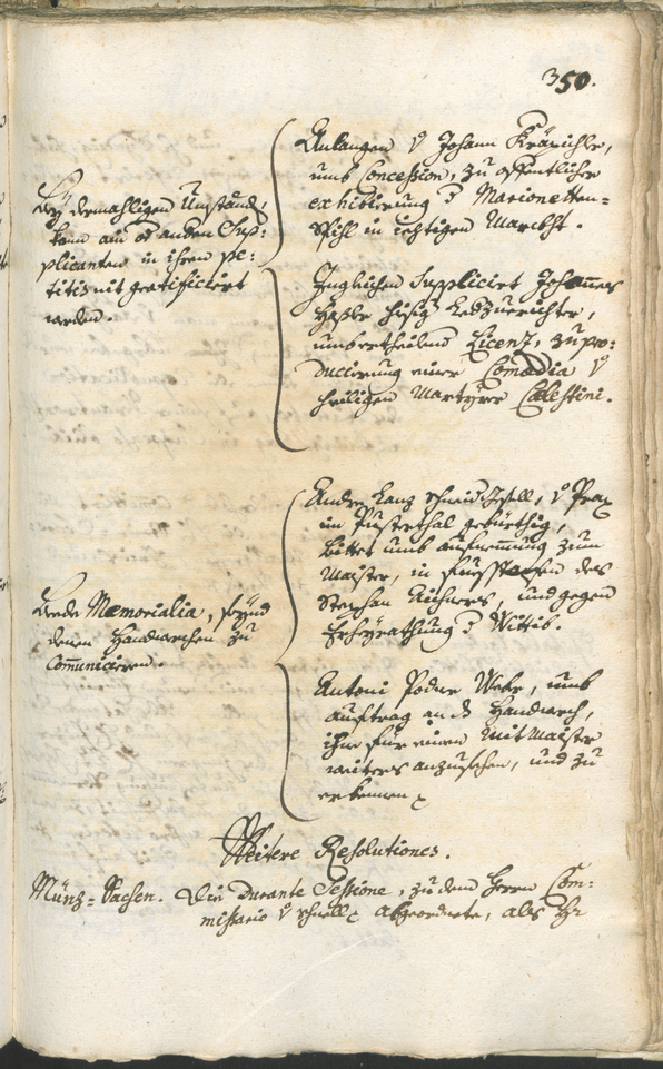 Civic Archives of Bozen-Bolzano - BOhisto Ratsprotokoll 1750/53 