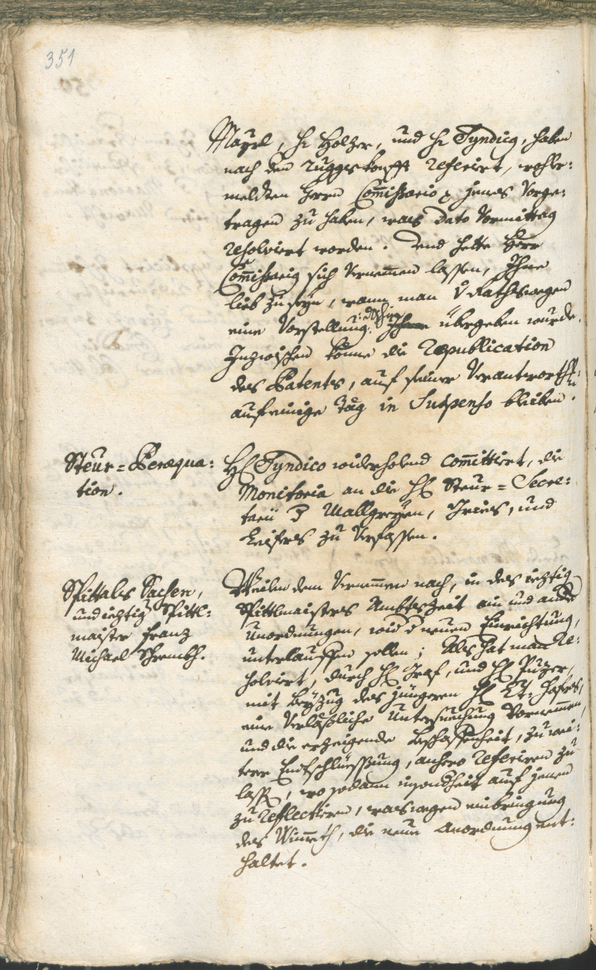 Civic Archives of Bozen-Bolzano - BOhisto Ratsprotokoll 1750/53 