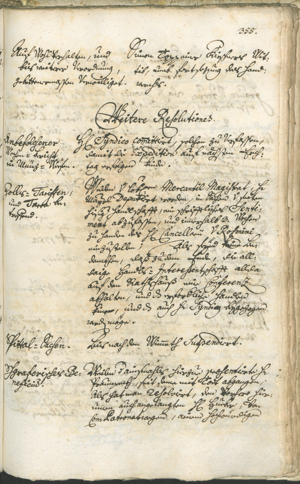 Civic Archives of Bozen-Bolzano - BOhisto Ratsprotokoll 1750/53 