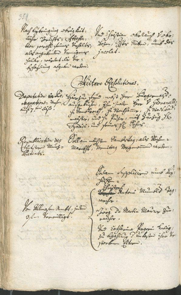 Civic Archives of Bozen-Bolzano - BOhisto Ratsprotokoll 1750/53 